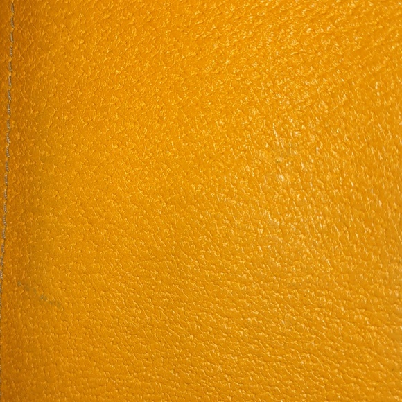 Authentic Prada Saffiano Yellow Leather Zippy Wallet - Picture 8 of 8